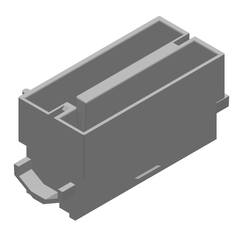 16 Pos Wire Housing, 4.95mm Pitch, Panel Mount, 13A, 250V