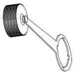 Connector Accessories Receptacle Closure Cap Straight Nylon RJ-Lnxx