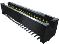 64-Contact Shrouded Header, HDR, 1.27mm Pitch, 2 Rows, Through Hole