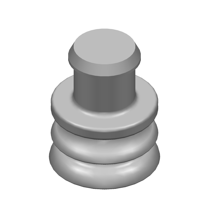 Connector Accessories Cavity Plug Straight Silicone Natural Automotive Loose