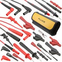 300V 10A Silicone Test Leads, 1m, Black/Red