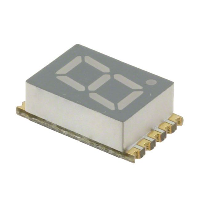 Smart/Normal 7 Seg Numeric LED Display, Hyper Red, 7.62mm, ROHS COMPLIANT PACKAGE-10