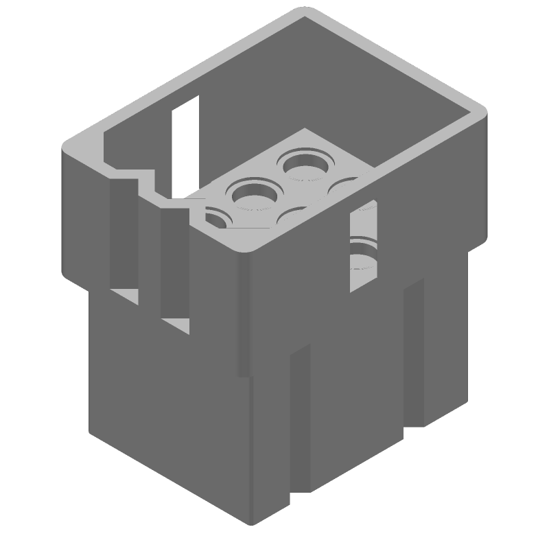 12 Pos Wire Housing, 5.03mm Pitch, 13A, 250V, Nylon, Straight