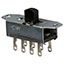DP3T Slide Switch, On-On-On, 3A, 125V, Solder Term, Panel Mount