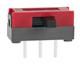 SPDT Slide Switch, 100mA 30VDC, Shorting, Through Hole, PC Pin
