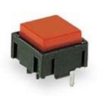 Tactile Switch SPST-NO 50VDC 25mA White Actuator Through Hole