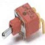 SPDT Toggle Switch, 20V, 7.5A, Right Angle, Through Hole