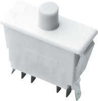 Switch Push Button N.O. SPST Round Plunger 10A 400VAC 30VDC 1118.55VA Quick Connect Panel Mount