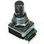 Optical Rotary Encoder, Vertical, Quadrature, Detent, Switch