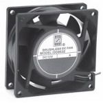 80mm Axial Fan, 24VDC, 50CFM, Ball Bearing, 3800RPM