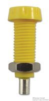 DELTRON COMPONENTS   563-0700-01   BANANA SOCKET, 10A, 4MM, PANEL, YELLOW