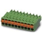 6 Pos 3.5mm Spring Cage Terminal Block, 8A, 160V, Cable Mount
