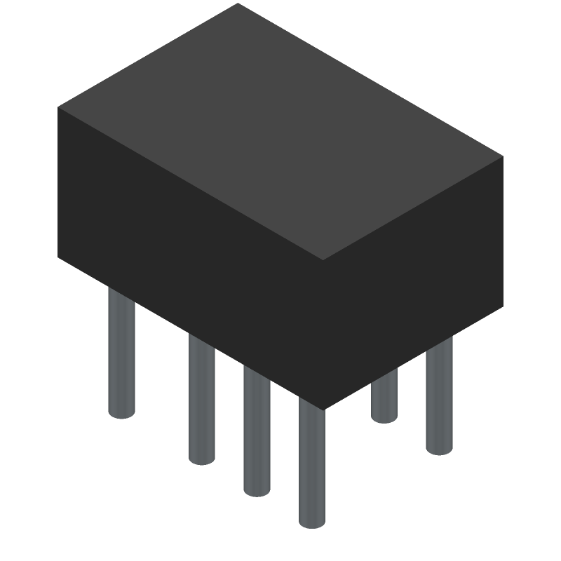 POWER/SIGNAL RELAY, DPDT, MOMENTARY, 0.031A (COIL), 4.5VDC (COIL), 140mW (COIL), 2A (CONTACT), 220VDC (CONTACT), THROUGH HOLE-STRAIGHT MOUNT, ROHS COMPLIANT