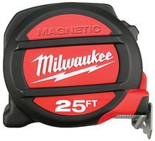MILWAUKEE TOOL   48-22-5125   MAGNETIC TAPE MEASURE, NYLON, 25FT