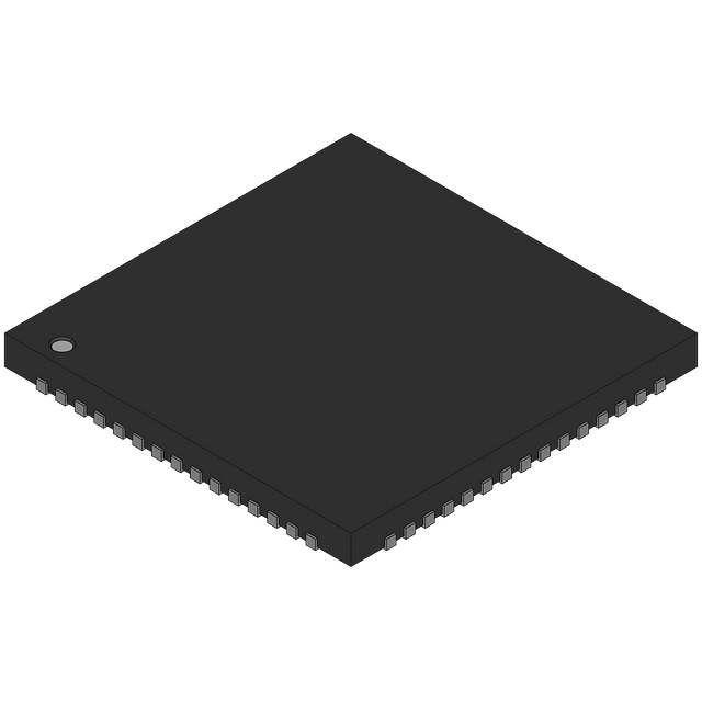 DUAL 1-CH 12-BIT PROPRIETARY METHOD ADC, SERIAL ACCESS, QCC60, 9 X 9 MM, 0.80 MM HEIGHT, 0.50 MM PITCH, LLP-60