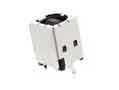 USB 2.0 Type B Receptacle, 4 Pos, 1 Port, Thru-Hole, 1A