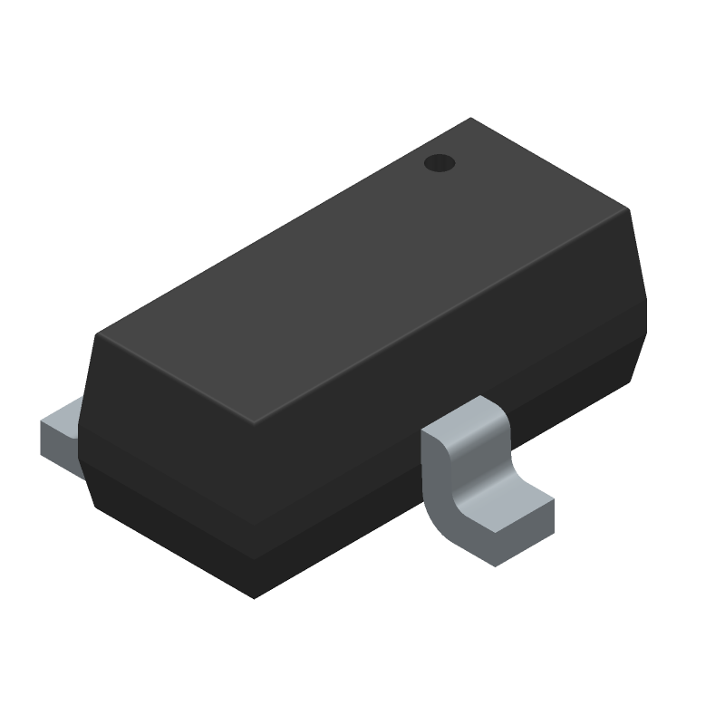 PNP BJT Transistor, 1A, 30V, 100MHz, SOT-23