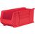 Storage Bin;  Polypropylene;  Red;  23-7/8in. L X 11 in. W X 10 in. H