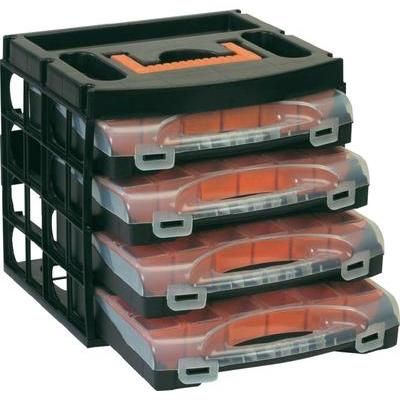 Alutec 56100 Black handled organiser case