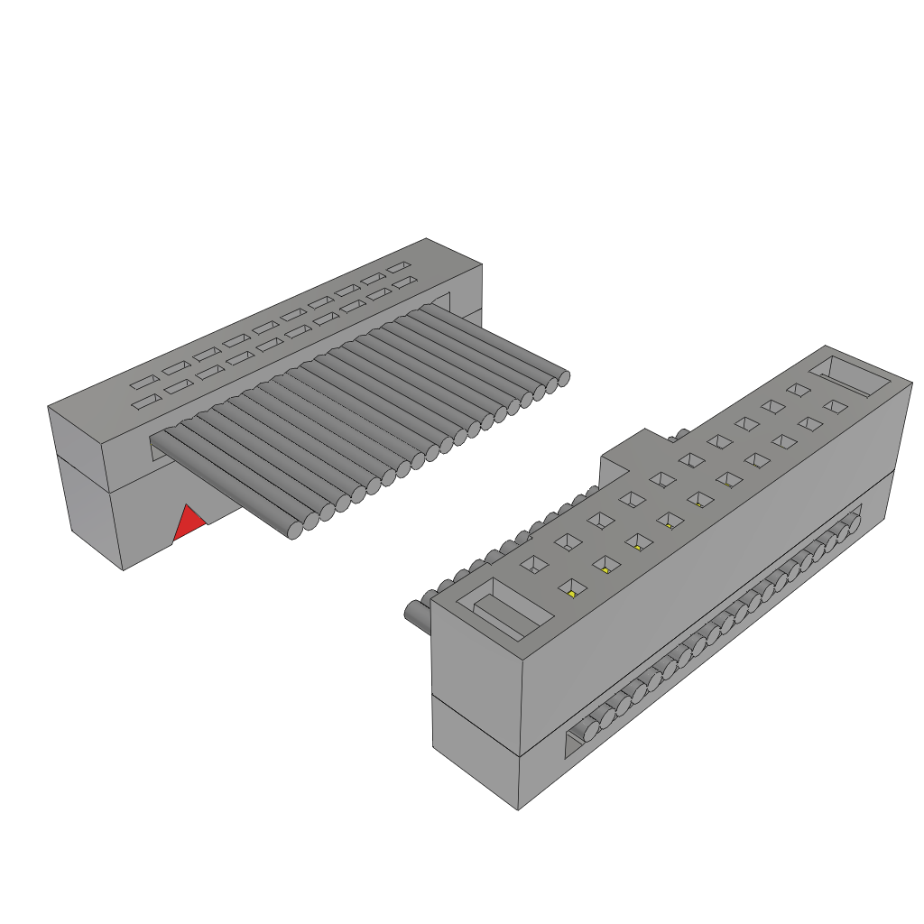 SAMTEC         FFSD-10-D-06.00-01-N-R             Ribbon Cable, IDC Receptacle, IDC Receptacle, 20 Ways, 6 ", 152.4 mm, 1.27 mm