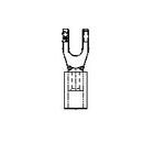 SPADE TONGUE TERMINAL 16AWG TIN BAG