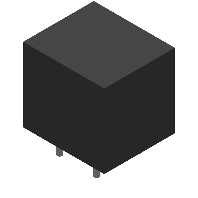 Audio Transformer 1500VAC 76.5Ohm Prim. DCR 108Ohm Sec. DCR 4 Terminal PC Pin Thru-Hole