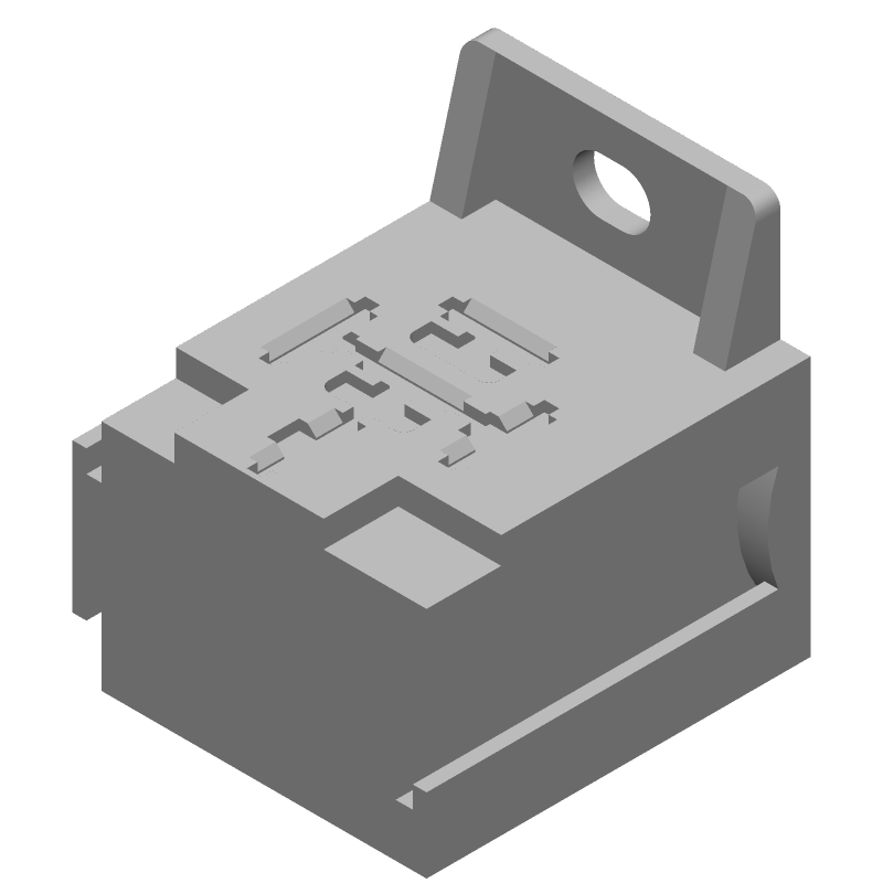 Relay Sockets Plug In Bracket Mount Automotive