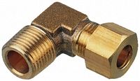 Legris 16mm x 1/2 in BSPT Male 90 Elbow Brass Compression Fitting