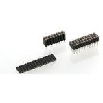 Conn Socket Strip SKT 18 POS 2.54mm Solder ST Top Entry Thru-Hole