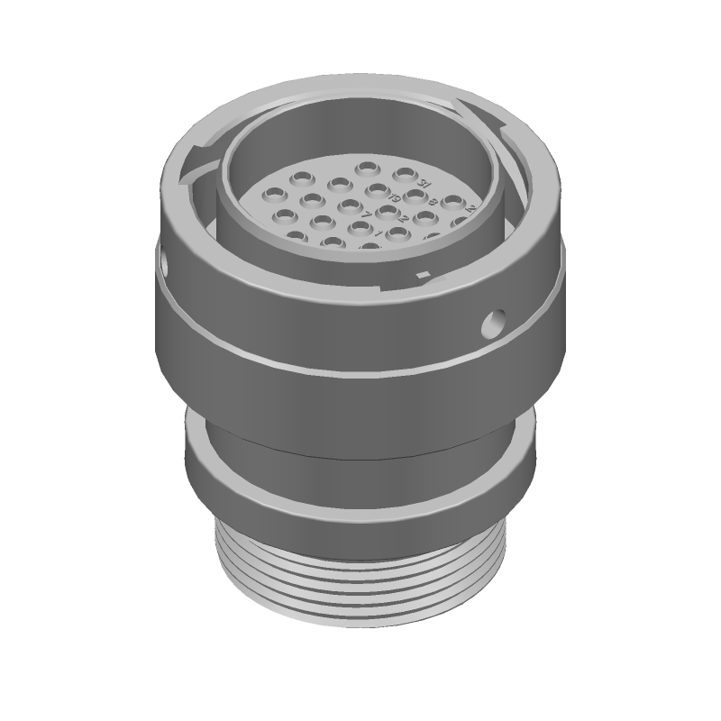 Conn Circular PIN 31 POS Crimp ST Cable Mount 31 Terminal 1 Port Bulk