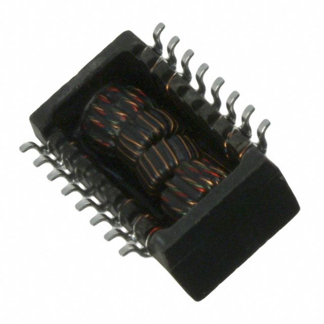 10/100B-TX LAN Transformer Module, 350uH, SMD