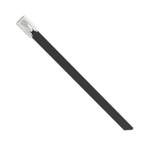 CABLE TIE, COATED STEEL, 362MM, PK100