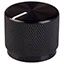 Metal Knurled Knob, Black, OEJ Series