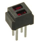 Diffuse Photoelectric Sensor, 1.27mm Min, 7.62mm Max, 1-6mA, Rectangular, Through Hole Mount, ROHS COMPLIANT PACKAGE-2