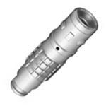 Circular Push Pull Connectors STRAIGHT PLUG MALE W. CABLE COLLET