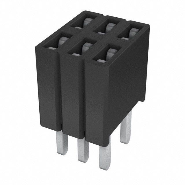 Conn Socket Strip SKT 6 POS 1.27mm Solder ST Thru-Hole Bulk