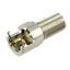 75 Ohm RF Connector, Straight, Gold, PTFE, 3GHz, Edge Mount