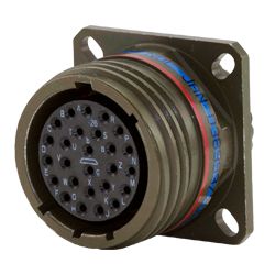 Conn Circular SKT 9 POS Crimp ST Wall Mount 9 Terminal 1 Port