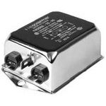 SINGLE PHASE CHASSIS MOUNT 20 A FILTER, M4 SCREW,  LOW LEAKAGE