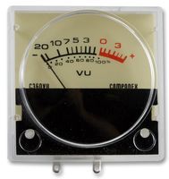 Analogue Panel Meter, Moving Coil Type, Backlight Option, VU ;RoHS Compliant: NA