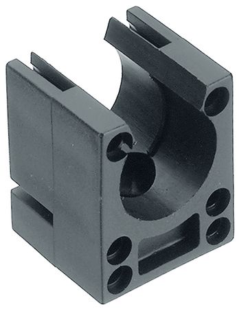 System holder or tube clipNW17 black, PA-HOB-17, Reiku