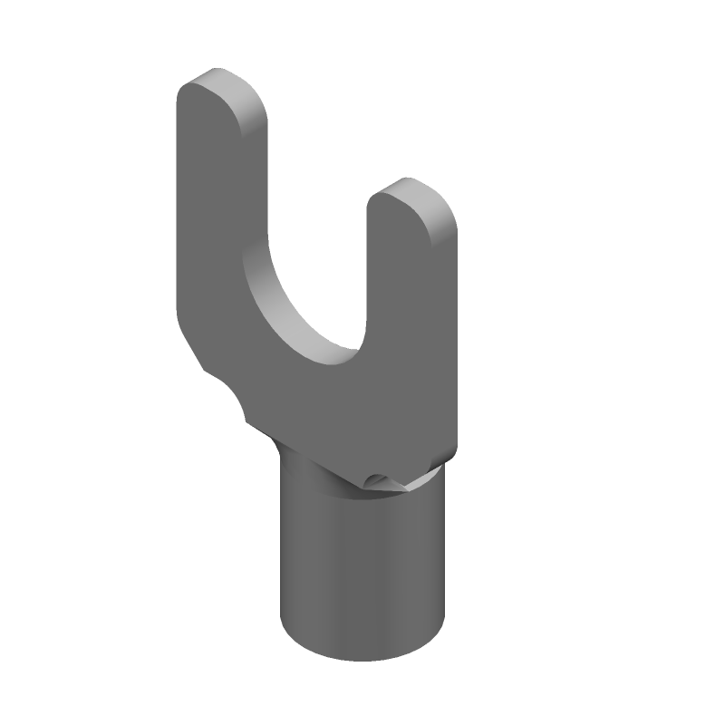 Spade Terminal 16-22AWG Copper Tin Crimp Female