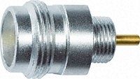 IMS 50 Straight Panel Mount Bulkhead Fitting N Connector, jack, Solder Termination, 11GHz