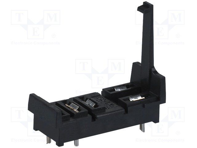 5 Pin Relay Socket, 10A 250VAC, Through Hole, General Purpose