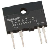 Solid State Relay 50mA 1.4V DC-IN 6.4A 240V AC-OUT 4-Pin SIP