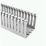 Wiring Ducts Slotted Square without Cover Polyvinyl Chloride Gray Carton