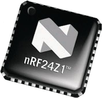 2.4GHz Telecom IC, 4Mbps, SPI/I2C, QFN, 3.6V