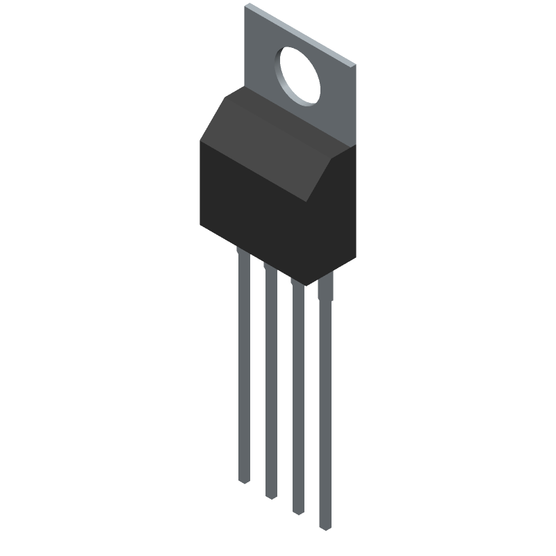 650V Power Switch IC, 3A Output, TO-220-4, Through Hole