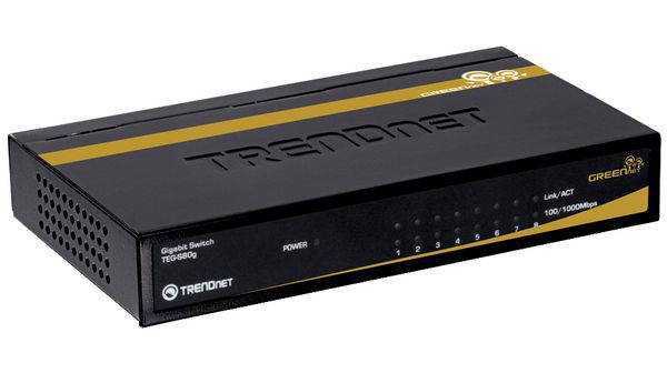 Switch 8x 10/100/1000 - Desktop, TEG-S80G, Trendnet