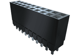 17-Contact SKT Elevated Socket, 2.54mm Pitch, Through Hole Mount